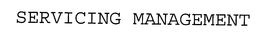 SERVICING MANAGEMENT trademark