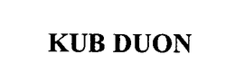 KUB DUON trademark