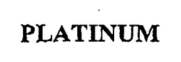 PLATINUM trademark