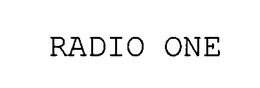 RADIO ONE trademark