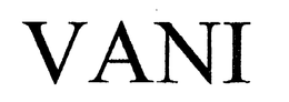 VANI trademark