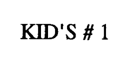 KID'S # 1 trademark