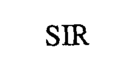 SIR trademark