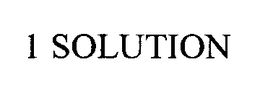 1 SOLUTION trademark