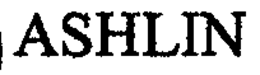 ASHLIN trademark