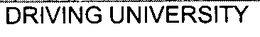 DRIVING UNIVERSITY trademark
