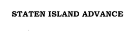 STATEN ISLAND ADVANCE trademark