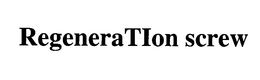 REGENERATION SCREW trademark
