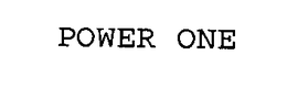 POWER ONE trademark