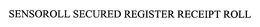 SENSOROLL SECURED REGISTER RECEIPT ROLL trademark