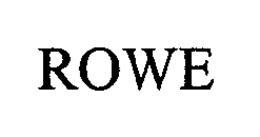 ROWE trademark