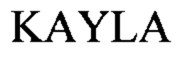 KAYLA trademark