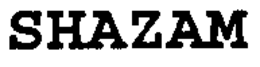 SHAZAM trademark