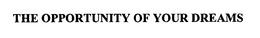 THE OPPORTUNITY OF YOUR DREAMS trademark