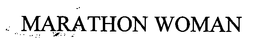 MARATHON WOMAN trademark
