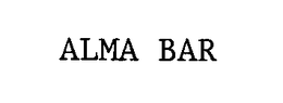 ALMA BAR trademark