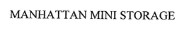 MANHATTAN MINI STORAGE trademark