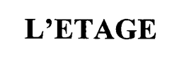 L'ETAGE trademark
