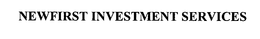 NEWFIRST INVESTMENT SERVICES trademark