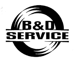 B&D SERVICE trademark
