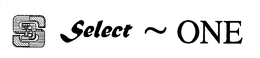 SELECT ONE trademark