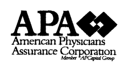 APA AMERICAN PHYSICIANS ASSURANCE CORPORATION MEMBER APCAPITAL GROUP trademark