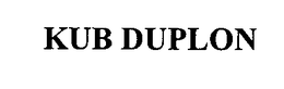 KUB DUPLON trademark