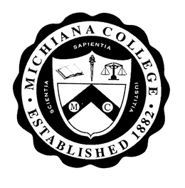 MICHIANA COLLEGE ESTABLISHED 1882 SCIENTIA SAPIENTIA IUSTITIA MC trademark