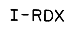 I-RDX trademark
