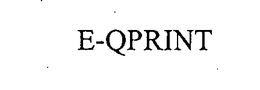 E-QPRINT trademark