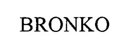 BRONKO trademark