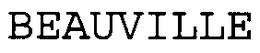 BEAUVILLE trademark