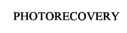 PHOTORECOVERY trademark
