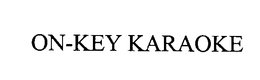 ON-KEY KARAOKE trademark
