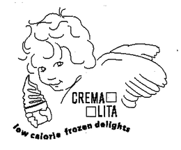 CREMA LITA LOW CALORIE FROZEN DELIGHTS trademark