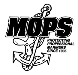 MOPS PROTECTING PROFESSIONAL MARINERS SINCE 1935 trademark