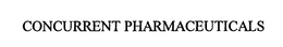 CONCURRENT PHARMACEUTICALS trademark