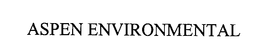 ASPEN ENVIRONMENTAL trademark
