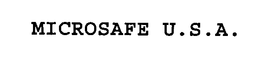 MICROSAFE U.S.A. trademark