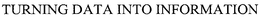 TURNING DATA INTO INFORMATION trademark