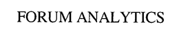 FORUM ANALYTICS trademark