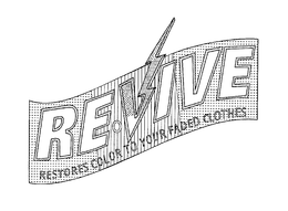 RE VIVE RESTORES COLOR TO YOUR FADED CLOTHES trademark