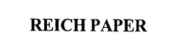 REICH PAPER trademark