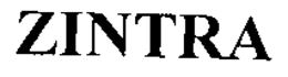 ZINTRA trademark