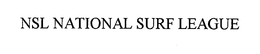 NSL NATIONAL SURF LEAGUE trademark
