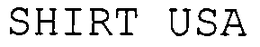 SHIRT USA trademark