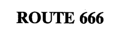 ROUTE 666 trademark