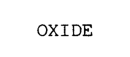 OXIDE trademark