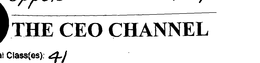 THE CEO CHANNEL trademark