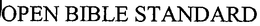 OPEN BIBLE STANDARD trademark